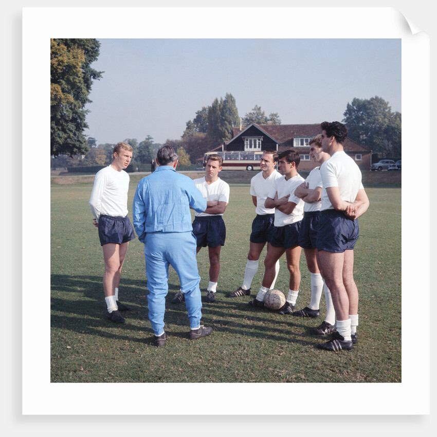 England International Football 1960s by Monte Fresco
