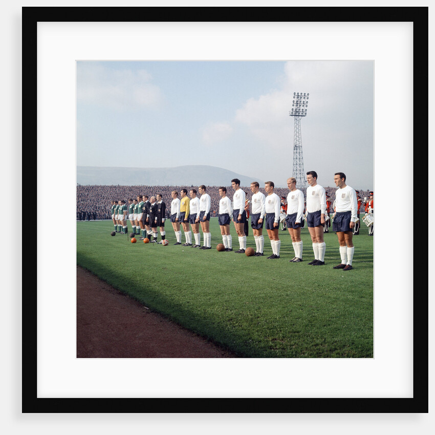 England International Football 1960s by Monte Fresco