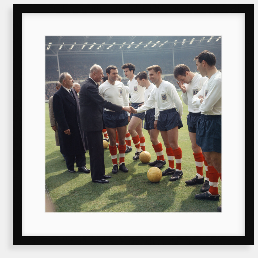 England International Football 1960s by Anonymous