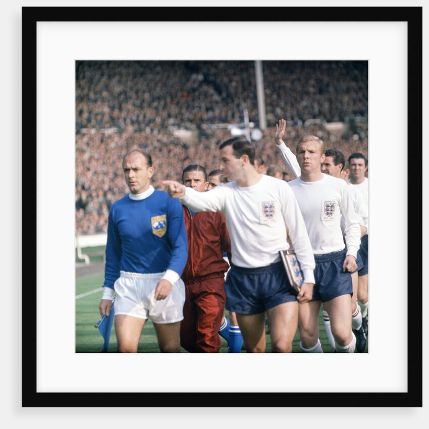 England International Football 1960s by Monte Fresco