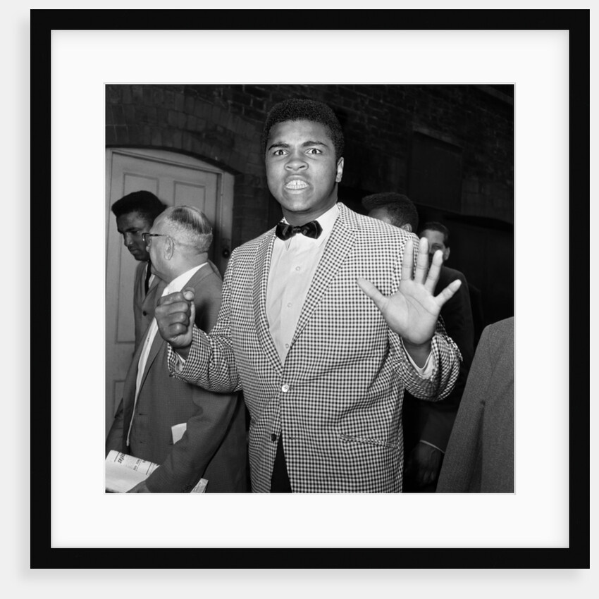 Cassius Clay (Muhammad Ali) in Central London by Ley & Sidey