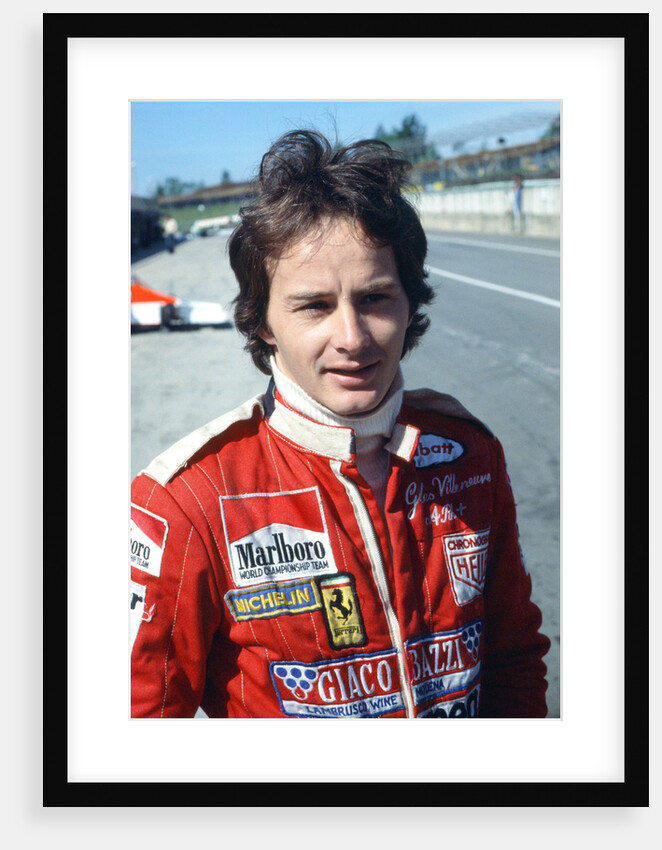Gilles Villeneuve by Anonymous