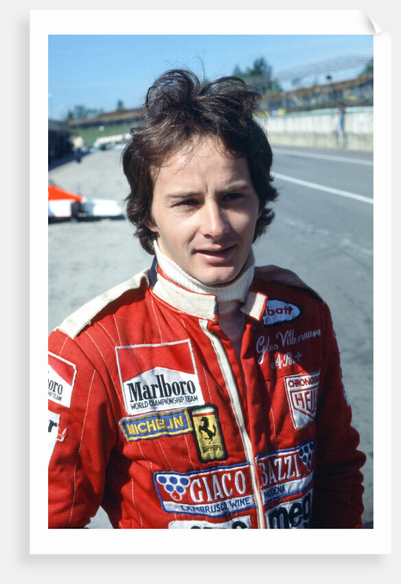 Gilles Villeneuve by Anonymous