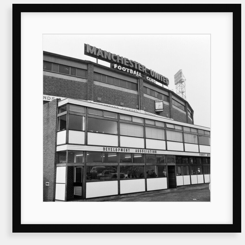 Old Trafford football stadium, 1968 by Ernest Chapman