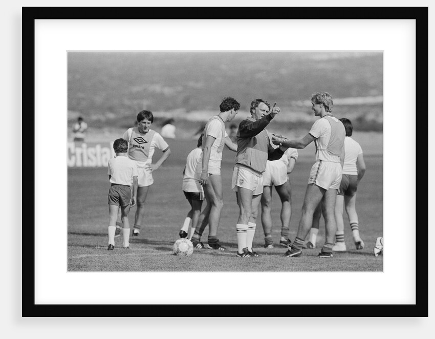England team manager Bobby Robson, 1986 World Cup Finals in Mexico by Monte Fresco
