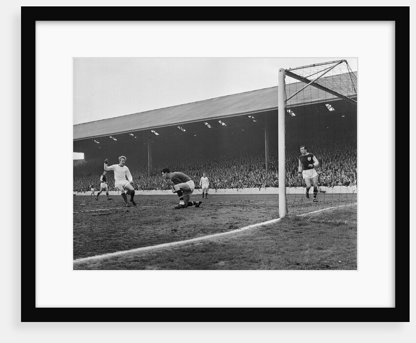 English League Division One match at Turf Moor. Burnley 0 v Manchester United 1. by Thomas
