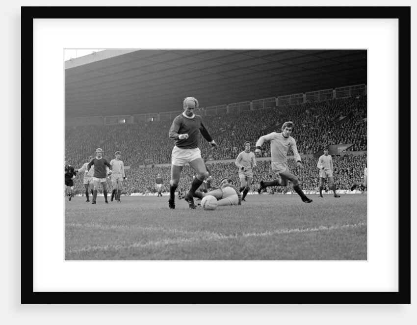English League Division One match at Old Trafford. Manchester United 2 v Coventry City 0. by Peter Chapman