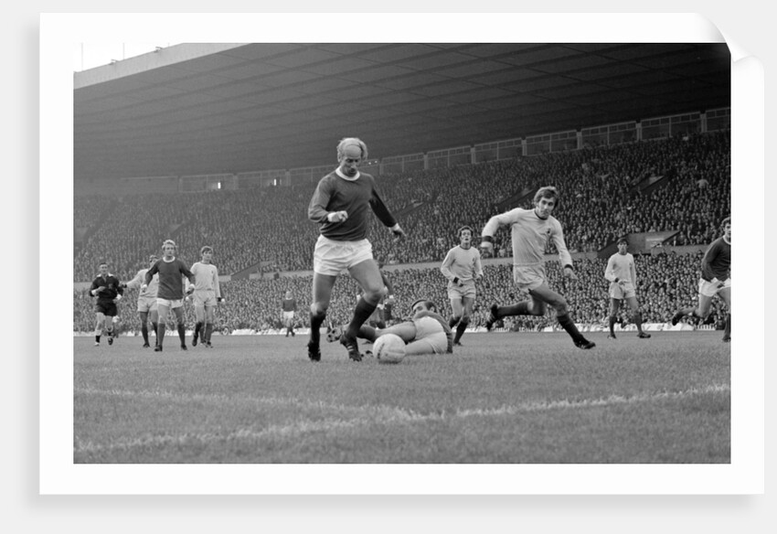 English League Division One match at Old Trafford. Manchester United 2 v Coventry City 0. by Peter Chapman
