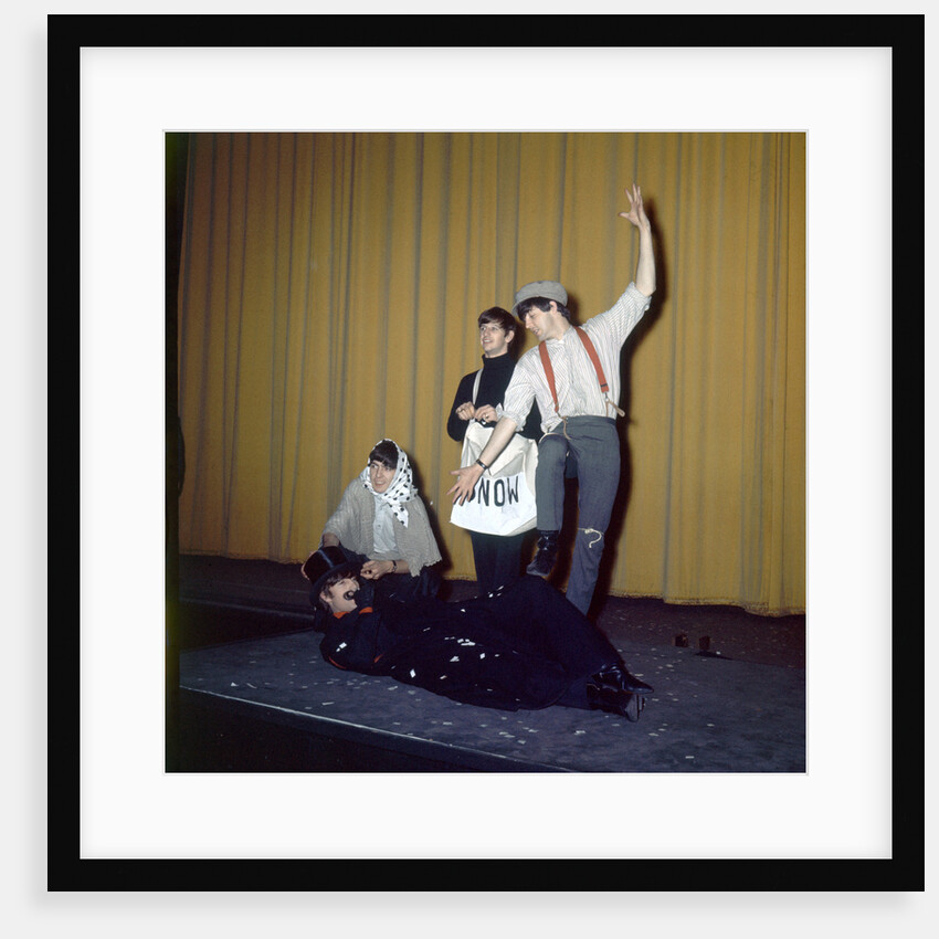 The Beatles in costume by Arthur Sidey