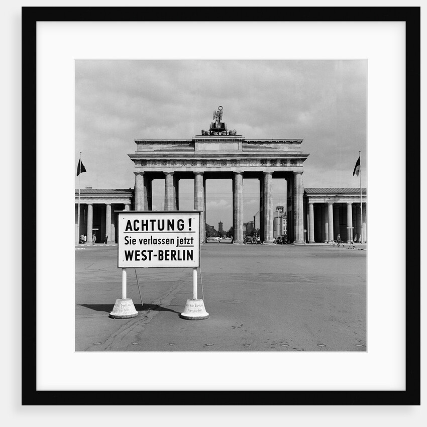 East-West Berlin border by Terry Fincher