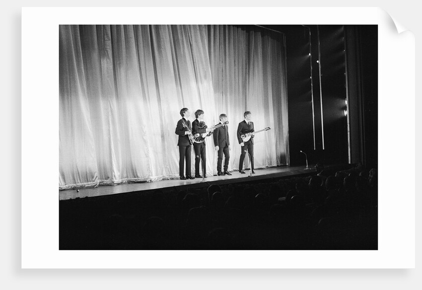 The Beatles performing for the Queen Mother by Reed