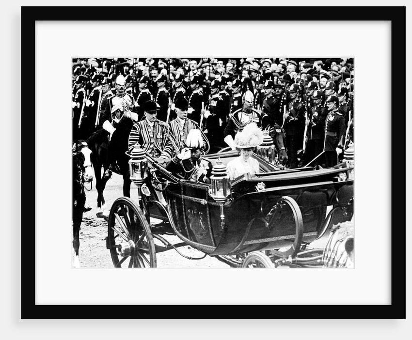 Procession through London for the Coronation of George V and Queen Mary by Staff