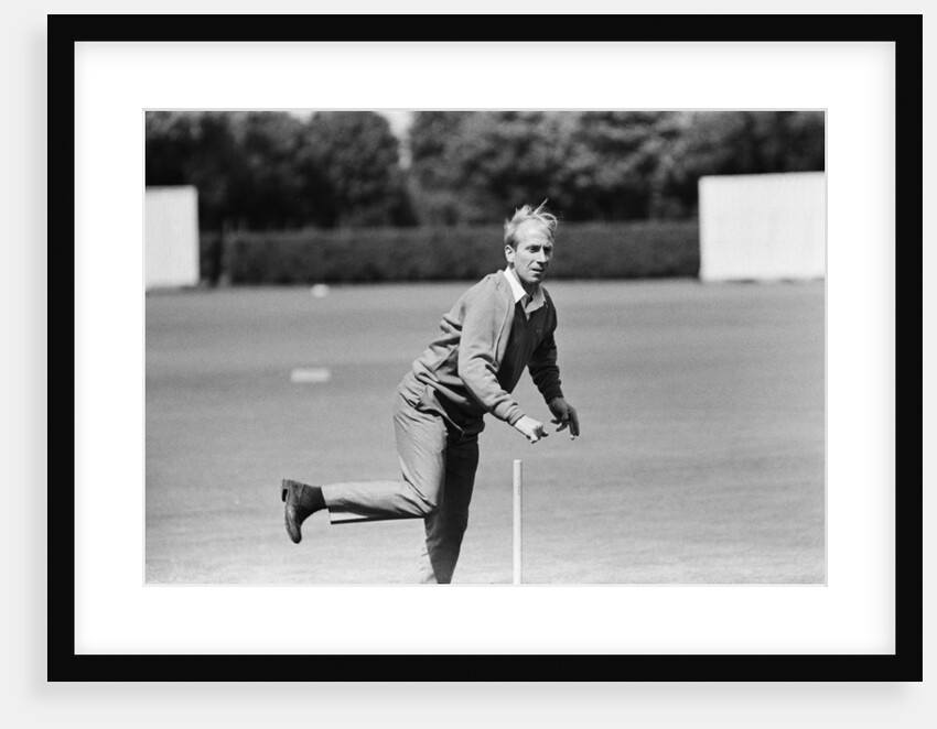 Bobby Charlton relaxes with a game of cricket the day before taking part in the World Cup Final by Anonymous