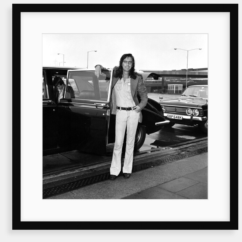 Alice Cooper arrives in London 1974 by Staff