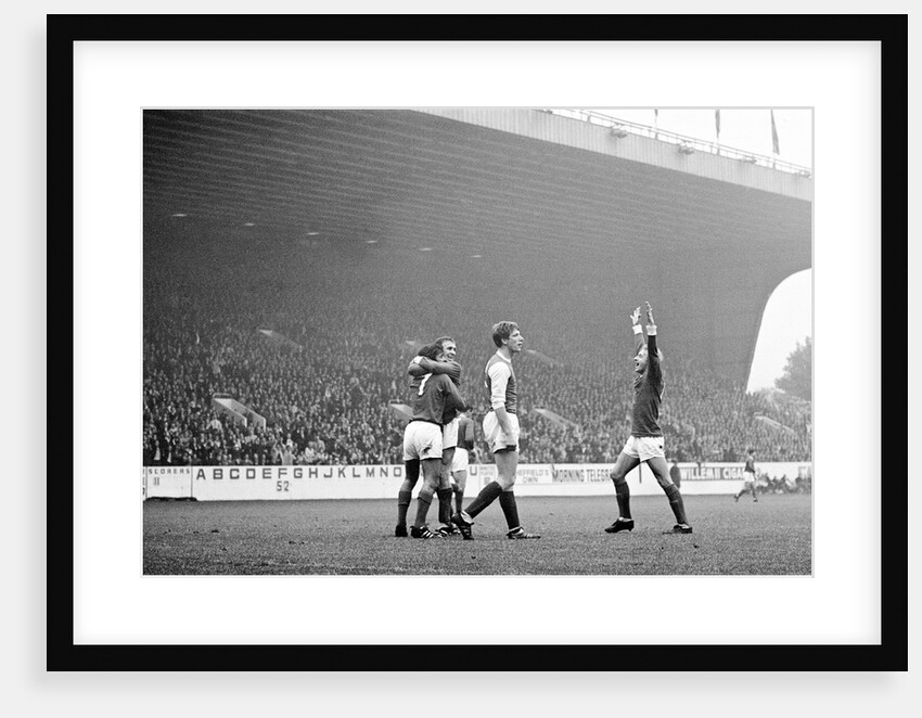 English League Division One match at Hillsborough. Sheffield Wednesday 1 v Manchester United 1. by Joe Bottomley