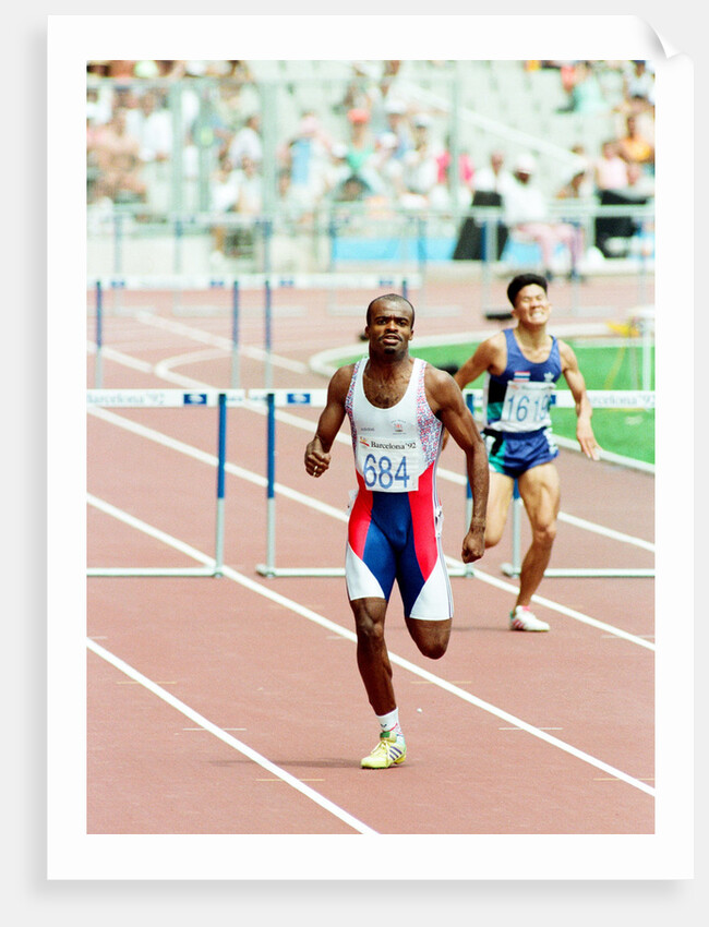 Kriss Akabusi, 1992 Olympic Games by Albert Cooper