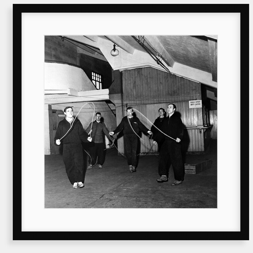 Denis Law training with his Huddersfield teammates by Andrew Varley