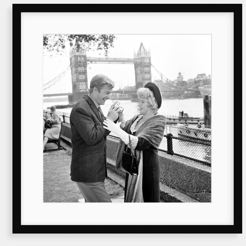 Michael Caine and Shelley Winters filming Alfie by Anonymous