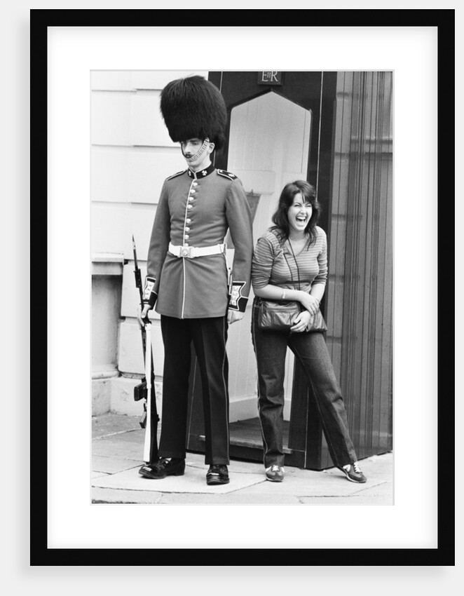 A guardsman standing outside Clarence House by Anonymous