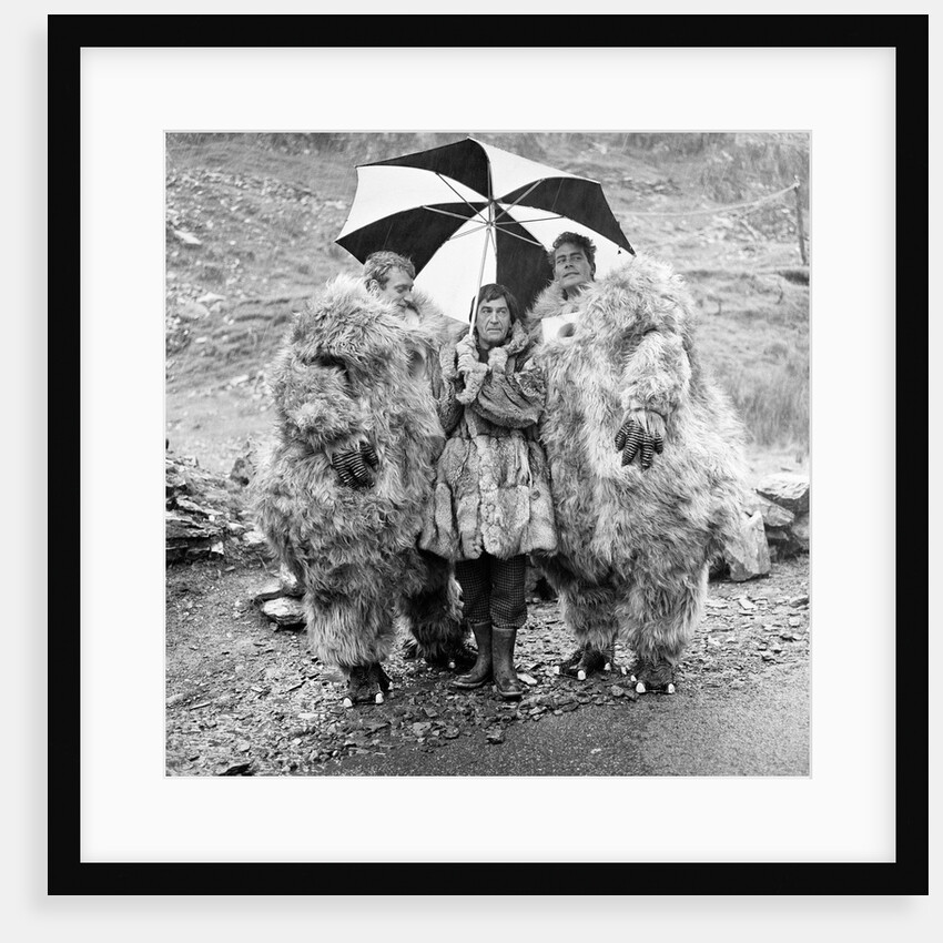 Patrick Troughton filming on location filming Dr Who by Dennis Hussey