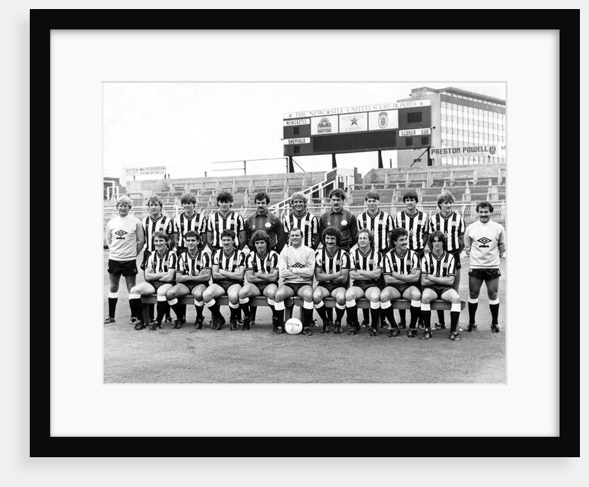 The 1983-1984 Newcastle United Team Group Squad photo by NCJ