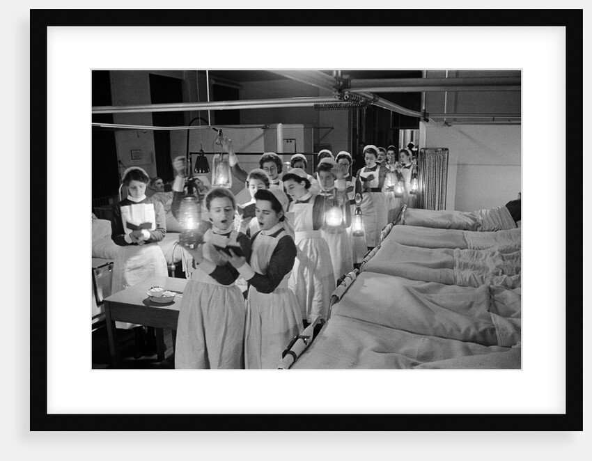 Scenes at Westminster Hospital on Christmas Eve 1940 by George Greenwell