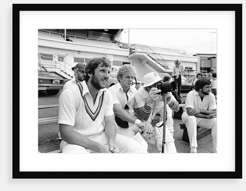 Ian Botham and David Gower by Anonymous
