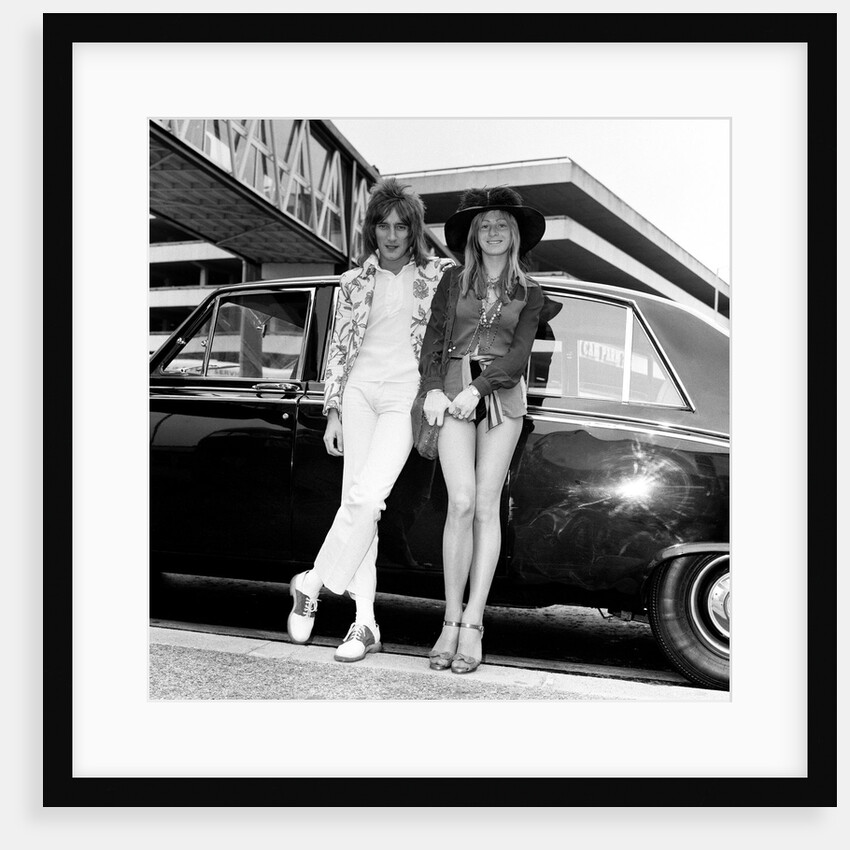 Rod Stewart with his fiancee Deidre Harrington by Staff