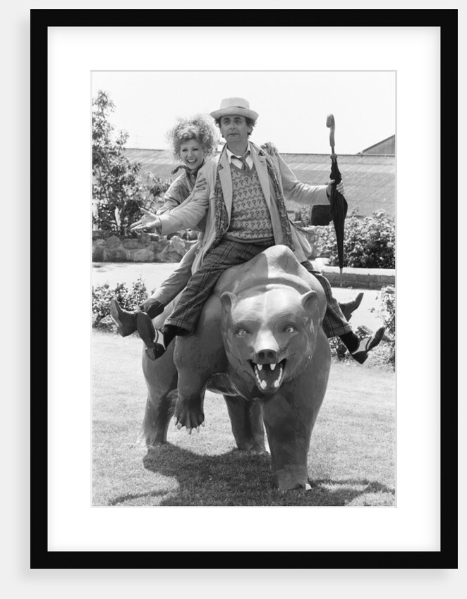 Sylvester McCoy as Doctor Who and Bonnie Langford as Melanie by Anonymous