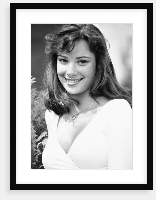 Nicola Bryant seen here being introduced to the press as Doctor Who's first American assistant by Anonymous