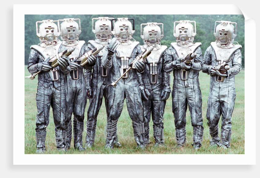 Extras dressed as Cybermen by Anonymous