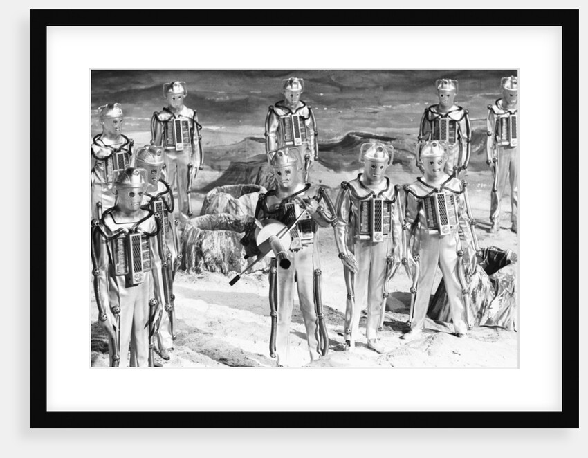 Filming at the BBC Ealing studios for Dr Who story 'Moonbase' by Anonymous