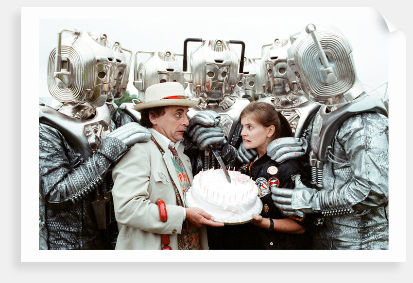 Sylvester McCoy as the Doctor and Sophie Aldred as Ace by Anonymous