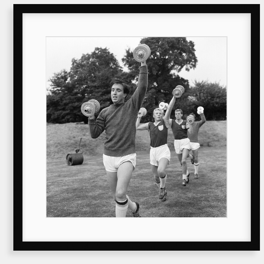 West Ham training, John Bond leading the way by Staff