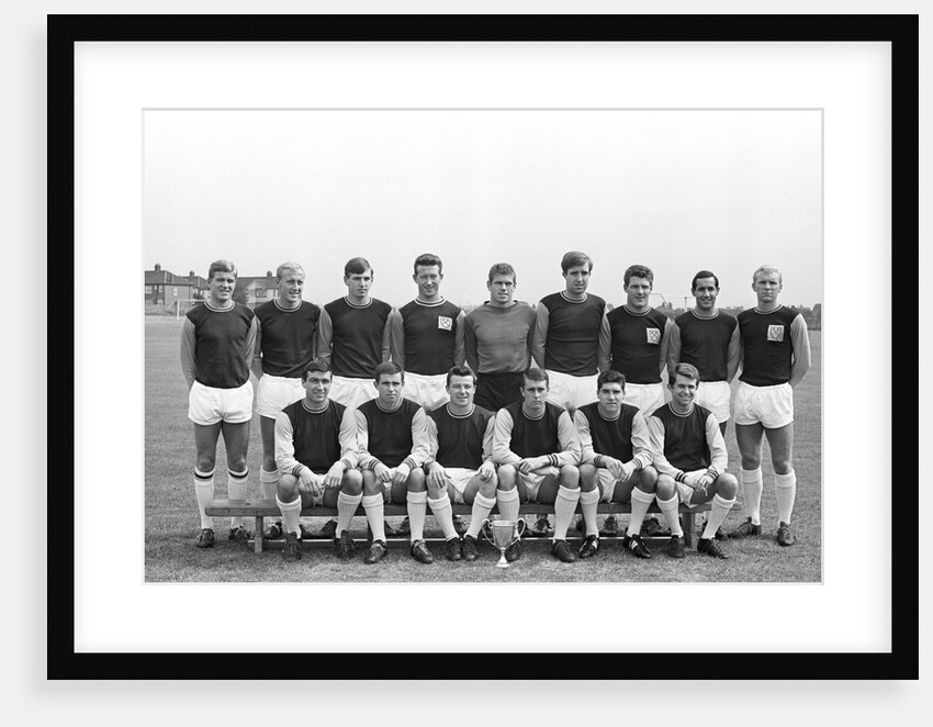 West Ham FC team line up 1963 by Staff