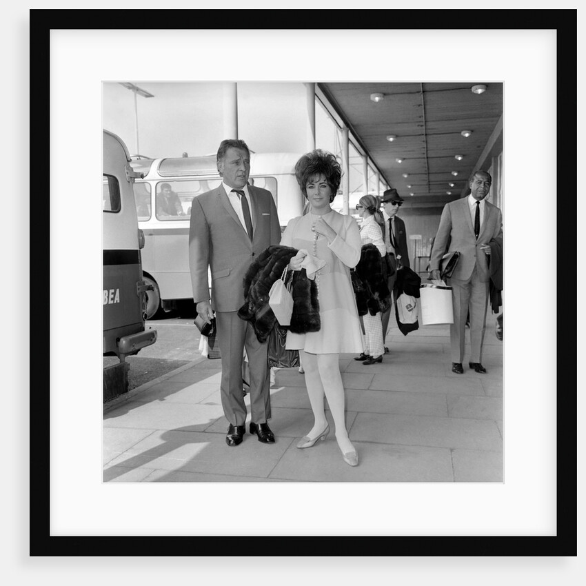 Richard Burton and Elizabeth Taylor by Staff