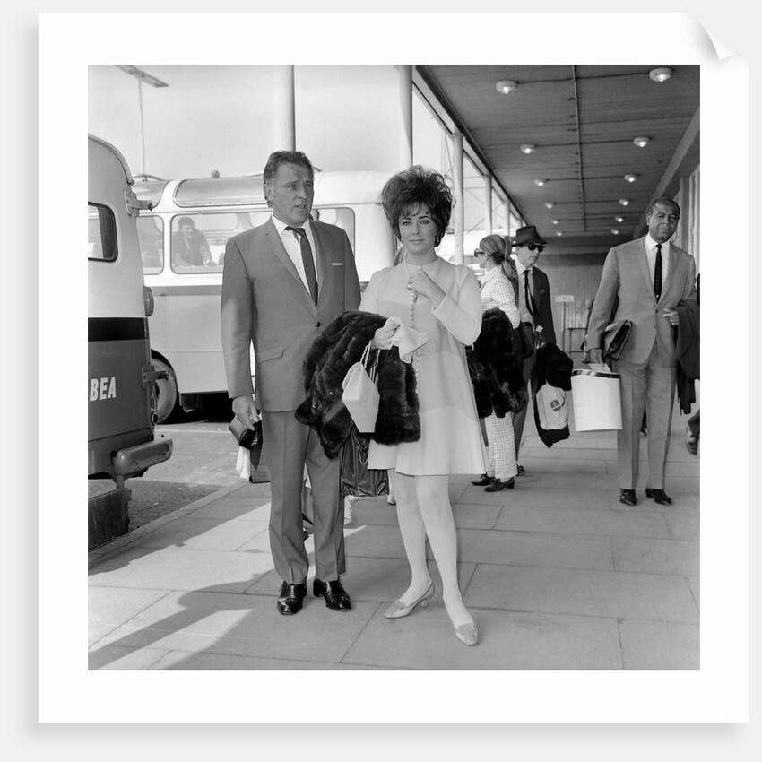 Richard Burton and Elizabeth Taylor by Staff