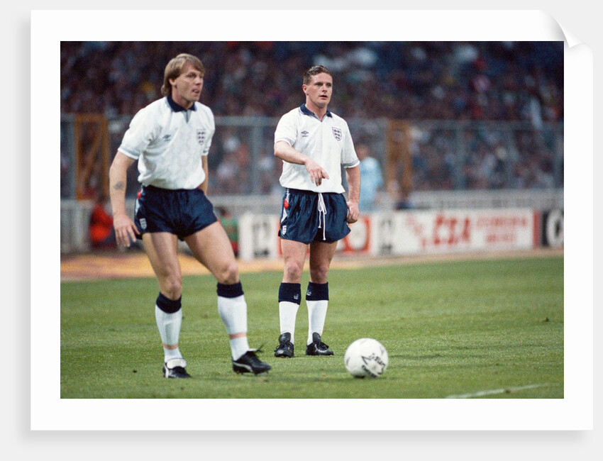 Stuart Pearce and Paul Gascoigne by Anonymous