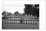 Everton squad pose for a group photograph by Charlie Owens