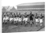 Everton players training at Goodison Park by Ted Abell