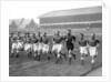 Everton players training at Goodison Park by Ted Abell