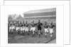 Everton players training at Goodison Park by Ted Abell