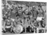 Everton football team pose with the Charity Shield by Albert Cooper