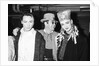 Boy George with with friend Marilyn and Elton John by Will Dyson