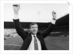 Alex Ferguson waves to the Old Trafford crowd by Anonymous