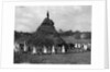 A huge pyre erected in the ground of the Aldersbrook Childrens Home, Wanstead, London by Staff