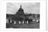 A huge pyre erected in the ground of the Aldersbrook Childrens Home, Wanstead, London by Staff