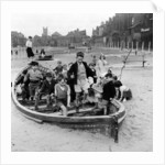 Liverpool children playing in a WW2 bomb site, 1954 by Turner