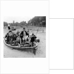 Liverpool children playing in a WW2 bomb site, 1954 by Turner