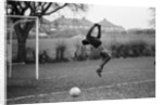 Leicester goalkeeper Peter Shilton 1973 by Neville Chadwick